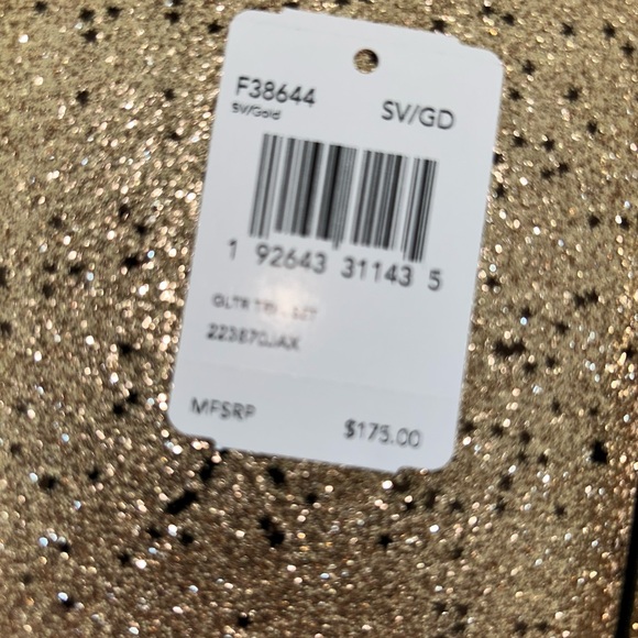 COACH STAR GLITTER TRAVEL SET Passport Holder & Luggage Tag - Picture 6 of 9